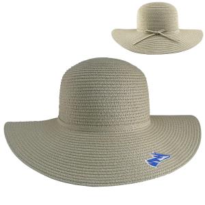 Image of Women's paper woven sun hat with Loper head